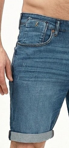 BLUE CRAFT Ανδρική Βερμούδα Βαμβάκι/Λύκρα Μπλέ Relaxed Fit NOAH SH M/BLUE 1824703