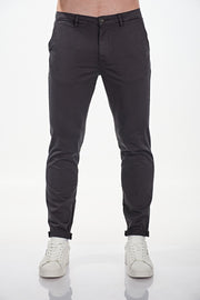 BLUECRAFT Ανδρικό Παντελόνι Chino Βαμβάκι/Ελαστάνη Γκρί Slim Fit SLAYER 225/ASPHALT 1822197