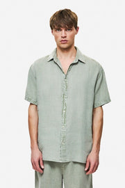 DIRTY LAUDRY Ανδρικό Πουκάμισο Λινό Γκρί Regular Fit DLMS000153/VINTAGE GREIGE 1824182