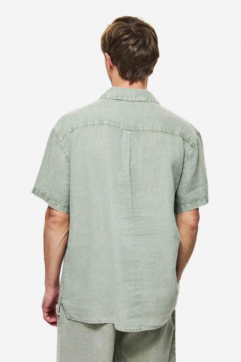 DIRTY LAUDRY Ανδρικό Πουκάμισο Λινό Γκρί Regular Fit DLMS000153/VINTAGE GREIGE 1824182