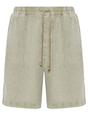 DIRTY LAUDRY Ανδρική Βερμούδα Λινό Χακί Regular Fit DLMB000112/KHAKI 1815868