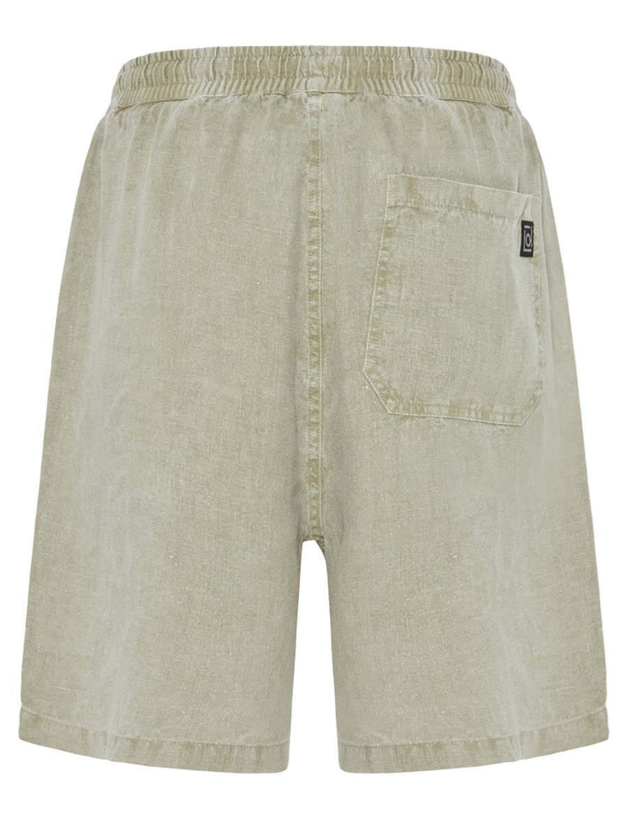 DIRTY LAUDRY Ανδρική Βερμούδα Λινό Χακί Regular Fit DLMB000112/KHAKI 1815868