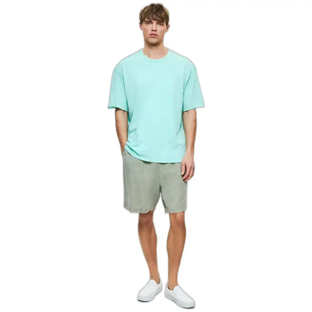 DIRTY LAUDRY Ανδρική Βερμούδα Λινό Γκρί Regular Fit DLMB000112/VINTAGE GREIGE 1815868