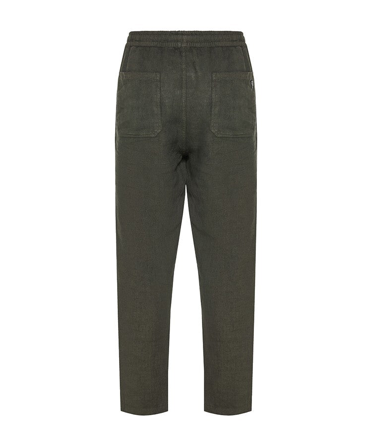 DIRTY LAUDRY Ανδρικό Παντελόνι Λινό Χακί Regular Fit DLMP000139/KHAKI 1824181