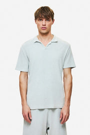 DIRTY LAUDRY Ανδρικό T-Shirt Polo Βαμβάκι Γκρί Regular Fit DLMT000609/VINTAGE GREY 1815239