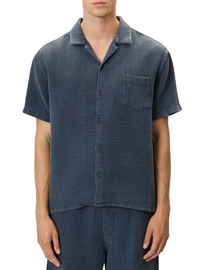 DIRTY LAUDRY Ανδρικό Πουκάμισο Λινό Μπλέ Regular Fit DLMS000149/VINTAGE BLUE 1825188