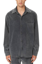 DIRTY LAUDRY Ανδρικό Πουκάμισο Κοτλέ Γκρί Regular Fit DLMS000143/VINTAGE GREY 1815230