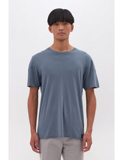 DIRTY LAUDRY Ανδρικό T-Shirt Βαμβάκι Μπλέ Regular Fit DLMT000638/STORM 1798810