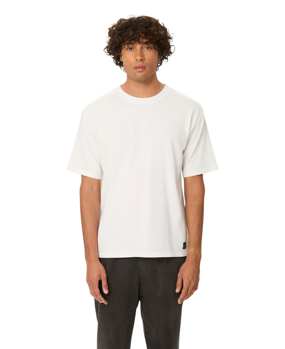 DIRTY LAUDRY Ανδρικό T-Shirt Βαμβάκι Λευκό Regular Fit DLMT000646/WHITE 1821222