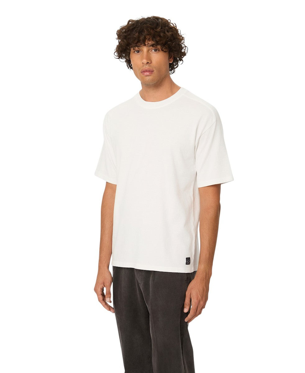 DIRTY LAUDRY Ανδρικό T-Shirt Βαμβάκι Λευκό Regular Fit DLMT000646/WHITE 1821222