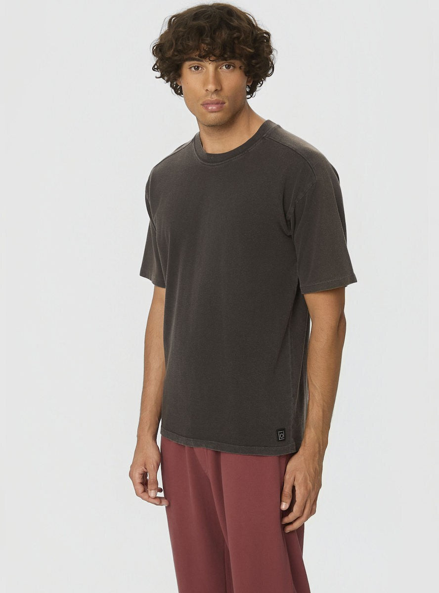 DIRTY LAUDRY Ανδρικό T-Shirt Βαμβάκι Μαύρο Regular Fit DLMT000646/VINTAGE BLACK 1821222
