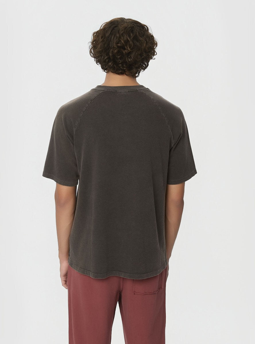 DIRTY LAUDRY Ανδρικό T-Shirt Βαμβάκι Μαύρο Regular Fit DLMT000646/VINTAGE BLACK 1821222