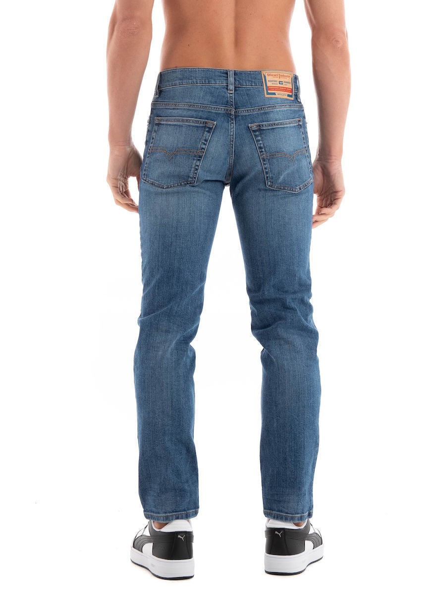 DIESEL Ανδρικό Παντελόνι Jeans Βαμβάκι/Ελαστάνη Μπλέ Tapered Fit A102290KIAL-01 1803460
