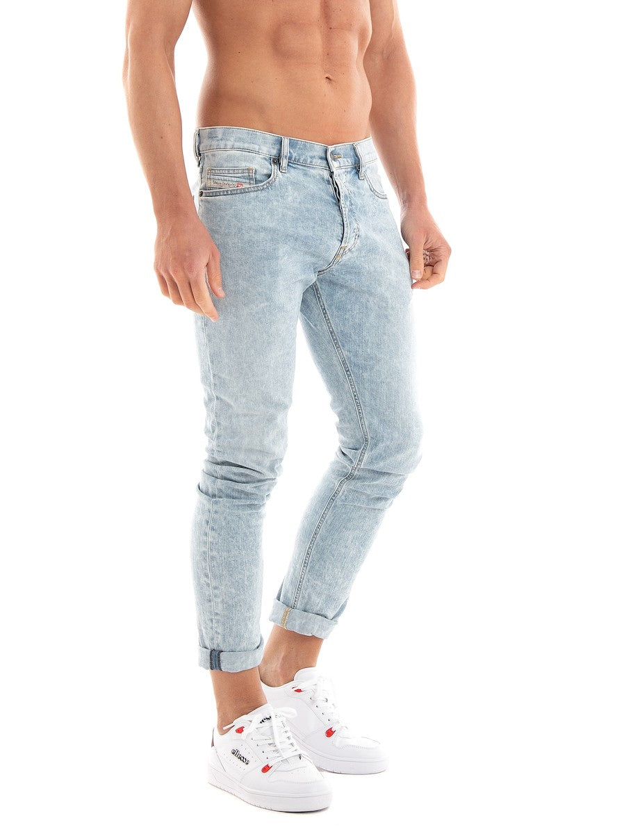 DIESEL Ανδρικό Παντελόνι Jeans Βαμβάκι/Ελαστάνη Μπλέ Slim Fit A102290KIAL-01 1768265