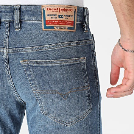 DIESEL Ανδρικό Παντελόνι Jeans D-VY Βαμβάκι/Ελαστάνη Μπλέ Straight Fit A157970KIAL-01 1821836