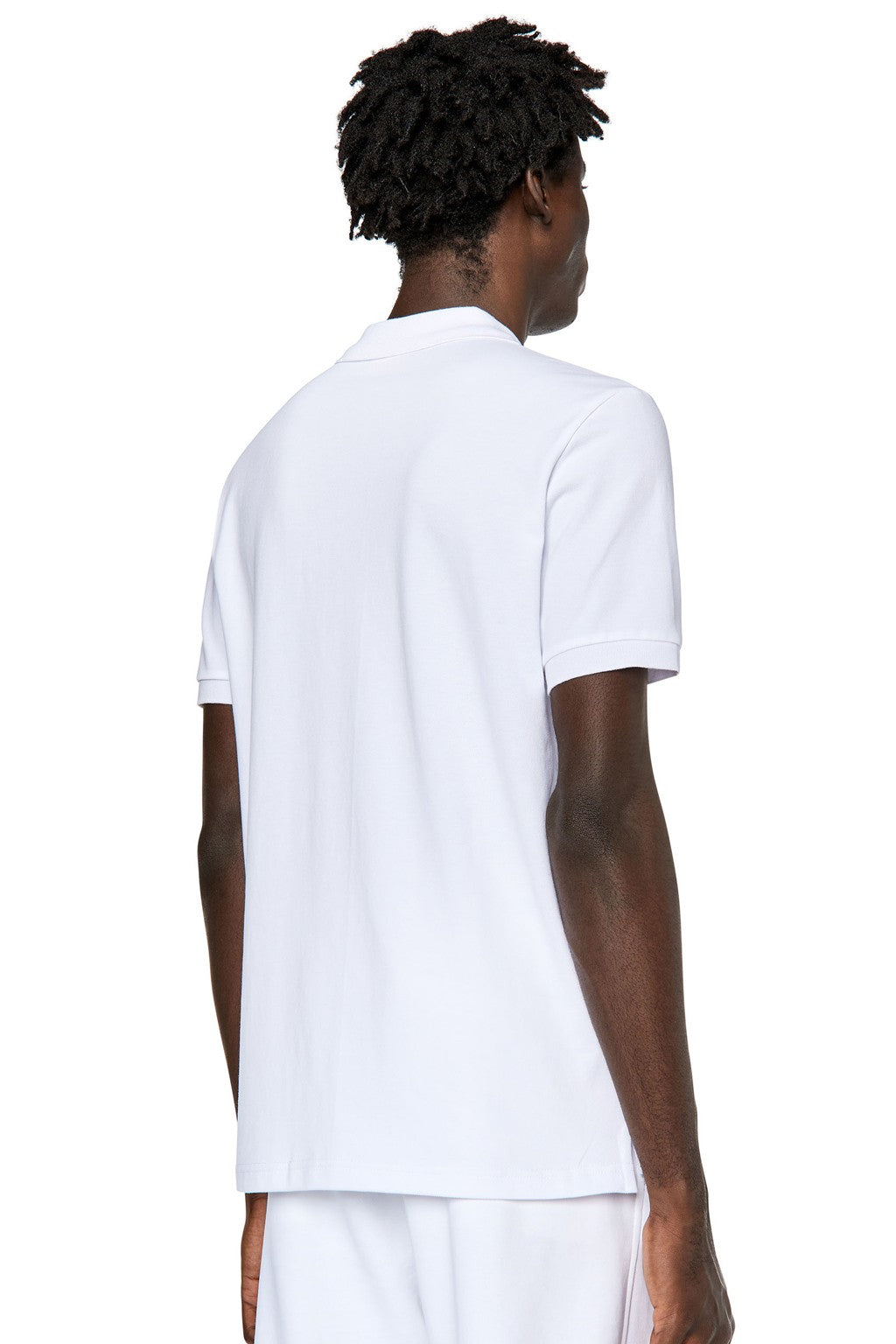 DIESEL Ανδρικό T-Shirt Polo D-FINITIVE Βαμβάκι Λευκό Regular Fit A040870JMAD-100 1788661