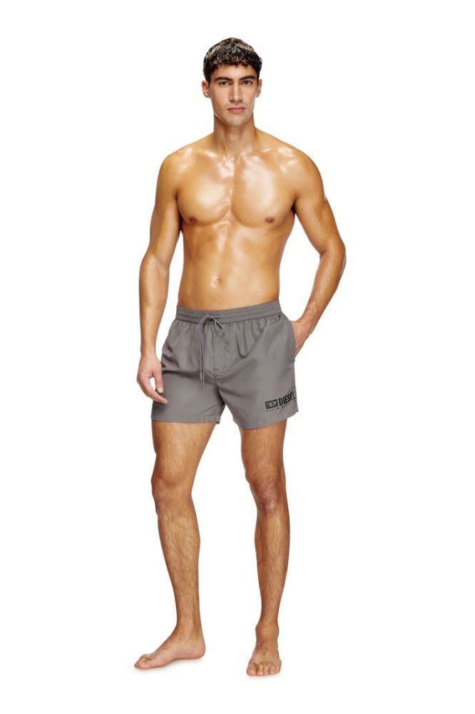 DIESEL Ανδρικό Μαγιό Πολυεστέρας Γκρί Relaxed Fit A175830AFBA-E7150 1821854
