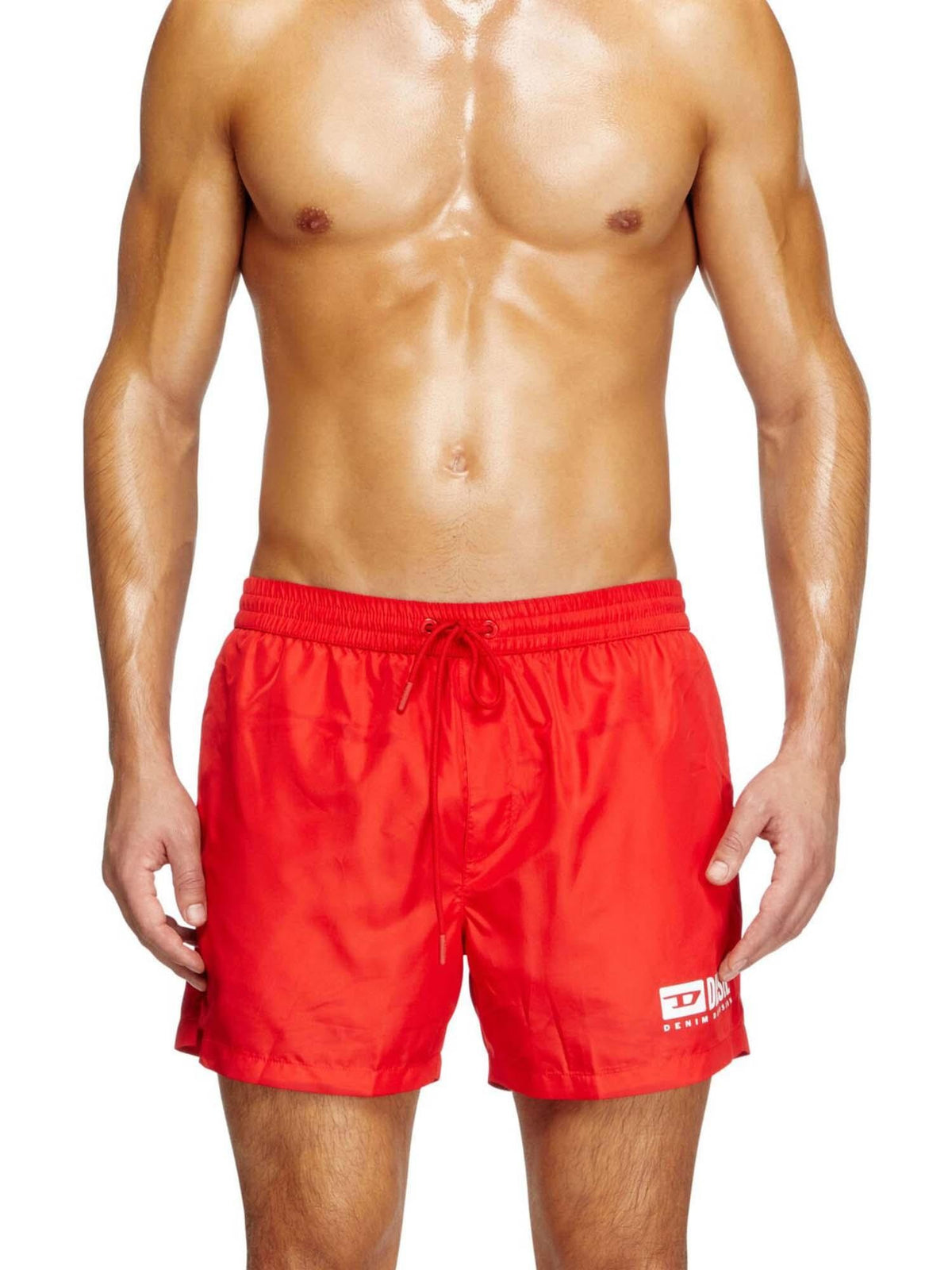 DIESEL Ανδρικό Μαγιό Πολυεστέρας Κόκκινο Relaxed Fit A175830AFBA-E5584 1821854