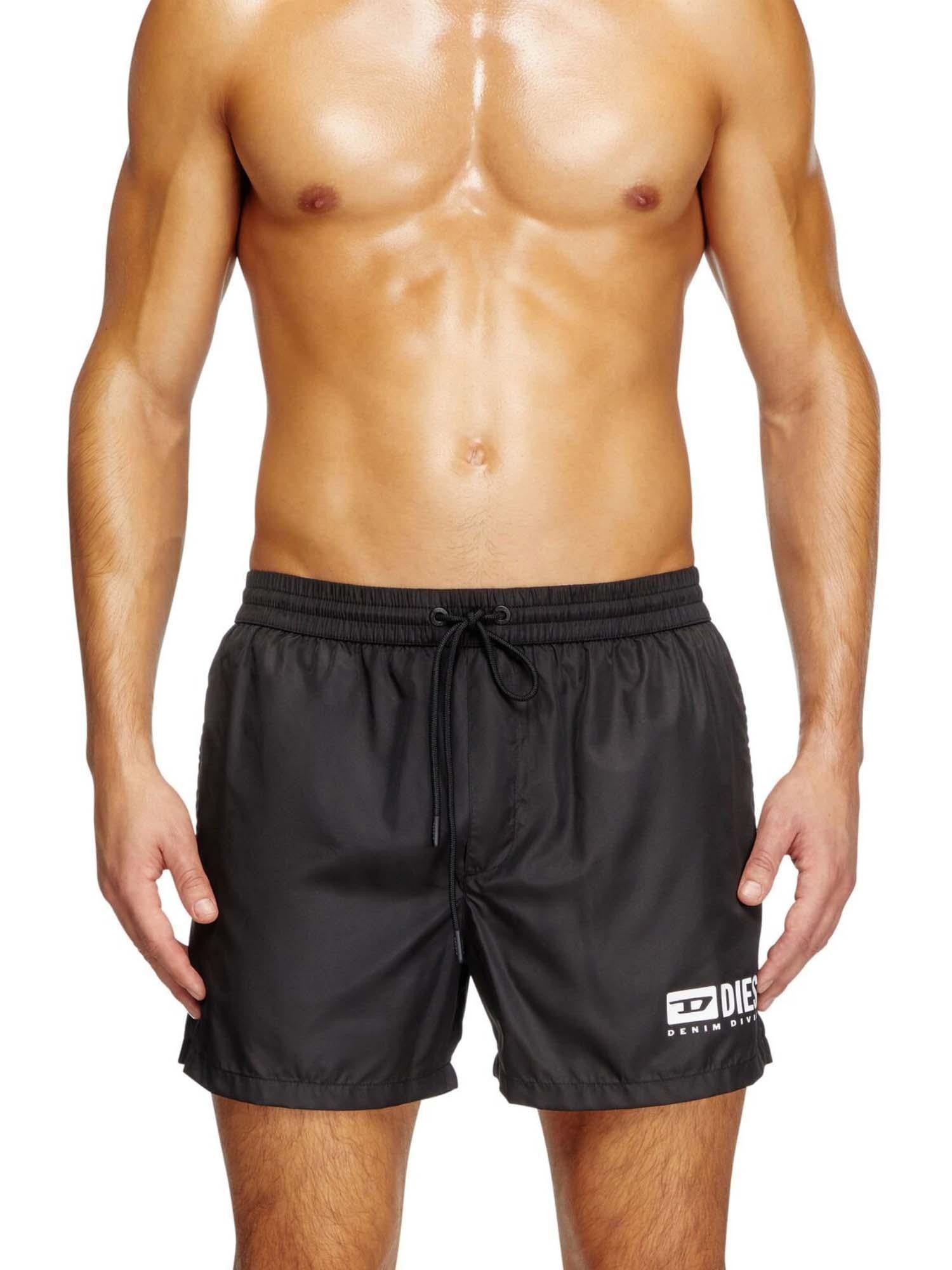 DIESEL Ανδρικό Μαγιό Πολυεστέρας Μαύρο Relaxed Fit A175830AFBA-E0013 1821854