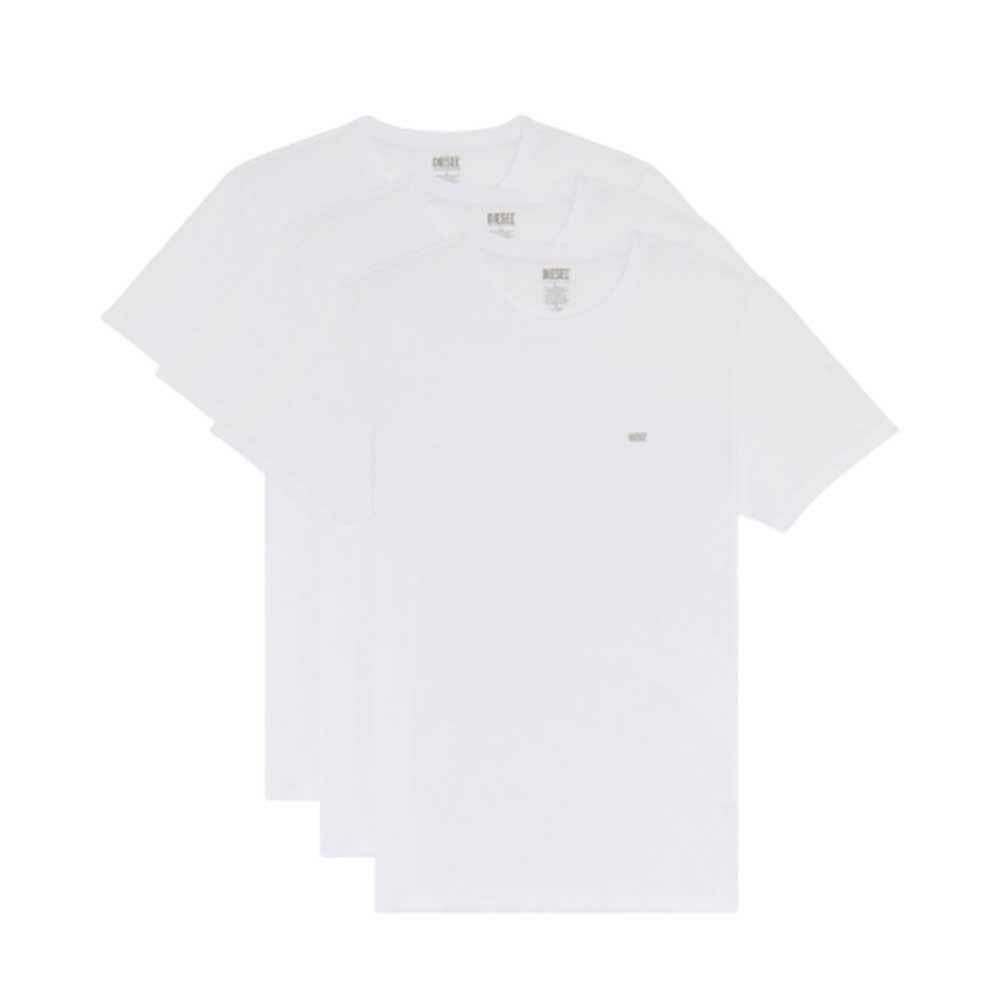 DIESEL Ανδρικά T-Shirt Βαμβάκι Λευκά 3 Ζεύγη Regular Fit 00SPDG0LIAD-E4124 1803444