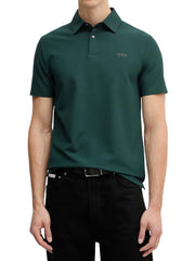 GUESS Ανδρικό T-Shirt Polo Βαμβάκι Πράσινο Regular Fit GU0APM6RP02KD202-DARK JADE 1823447