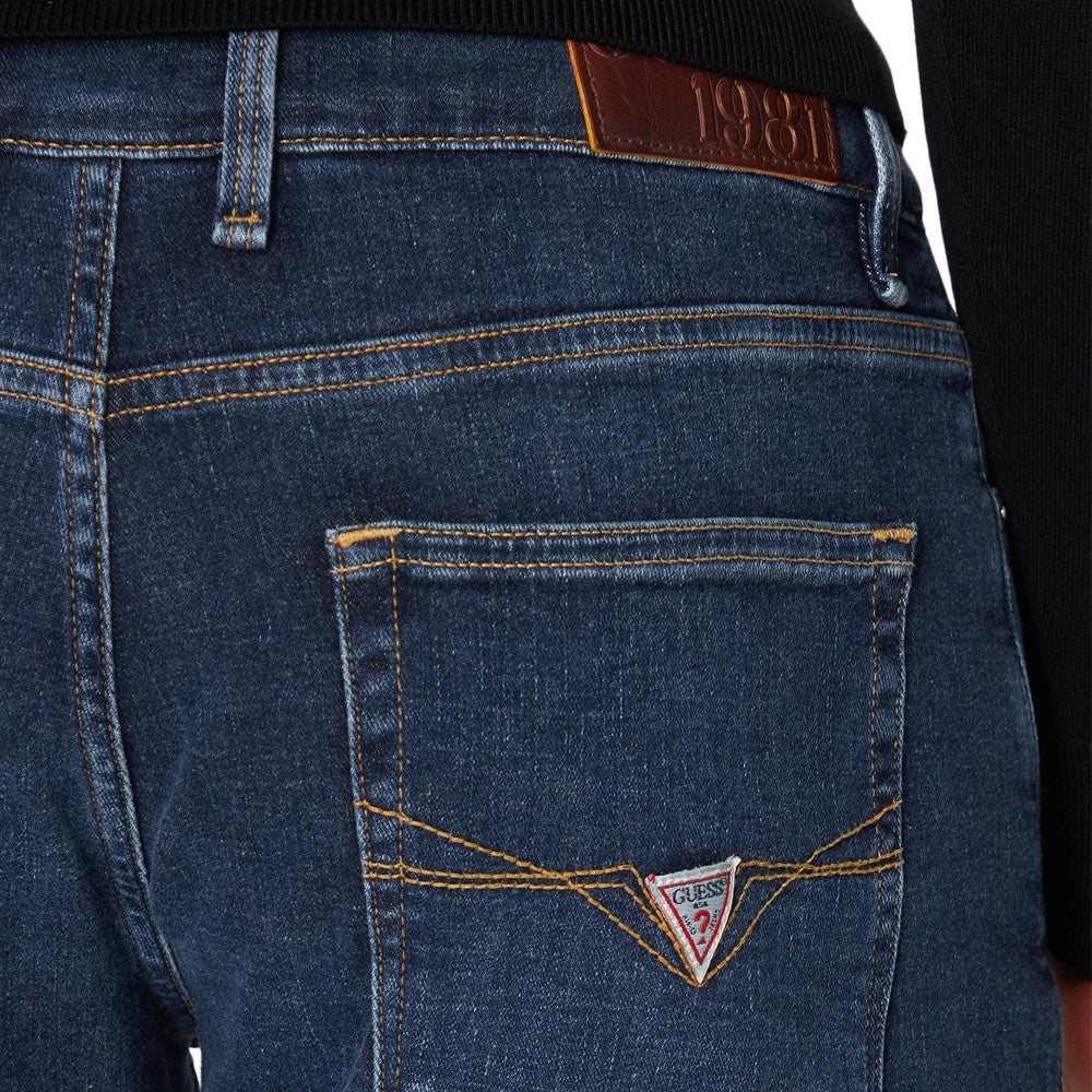 GUESS Ανδρικό Παντελόνι Jeans Βαμβάκι/Πολυεστέρας/Ελαστάνη Μπλέ Regular Fit GU0APM4BAN2D5GQ2-MILORD 1806395