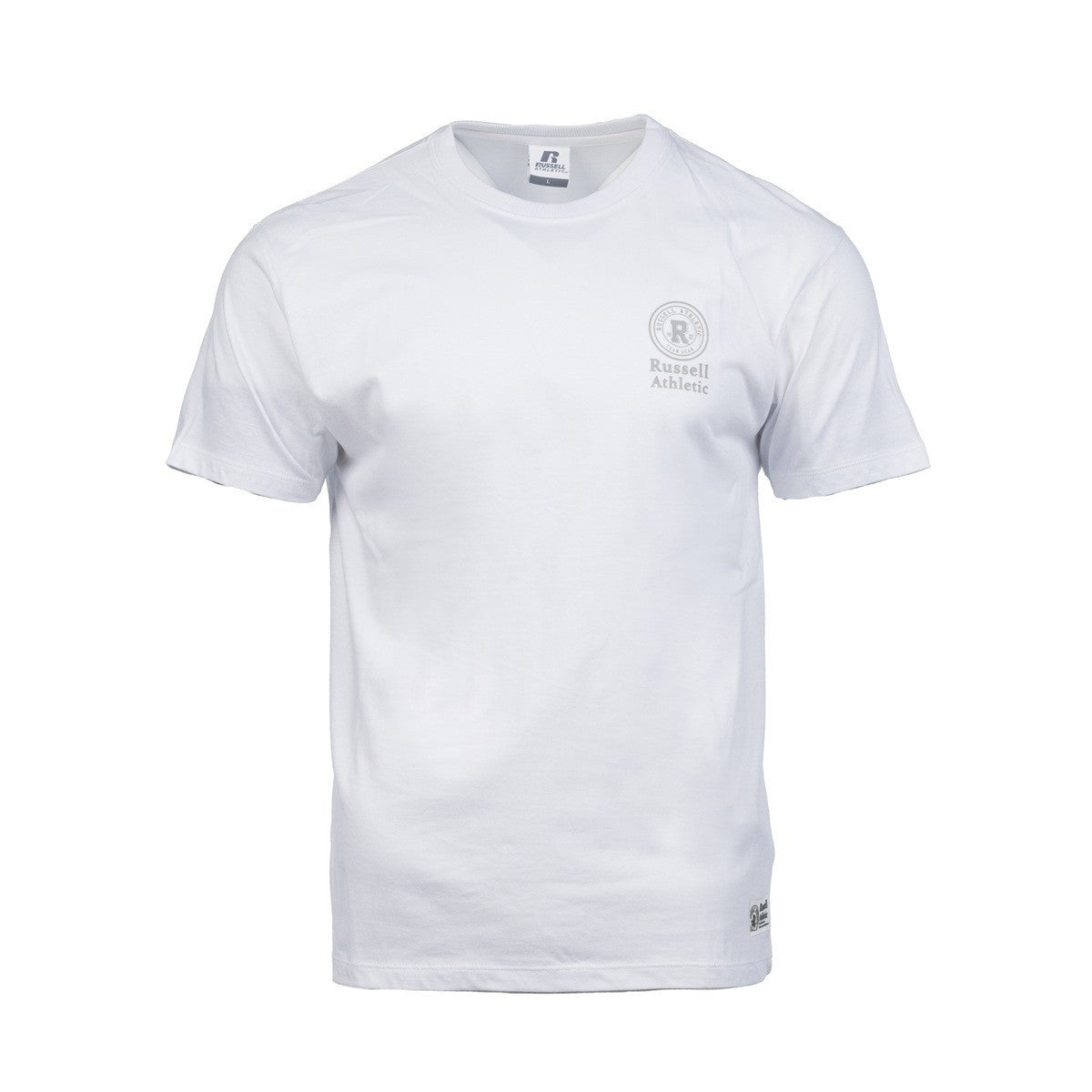 RUSSELL ATHLETIC Ανδρικό T-Shirt Βαμβάκι Λευκό Regular Fit A26-046-1-001-WHITE 1823027