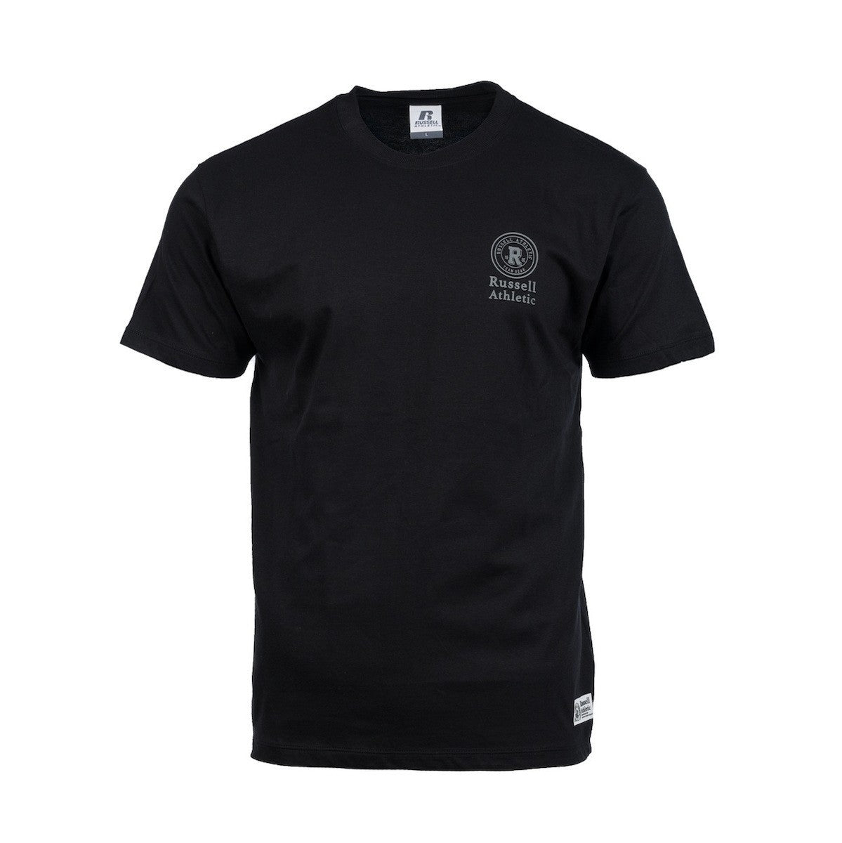RUSSELL ATHLETIC Ανδρικό T-Shirt Βαμβάκι Μαύρο Regular Fit A26-046-1-099 BLACK 1823027