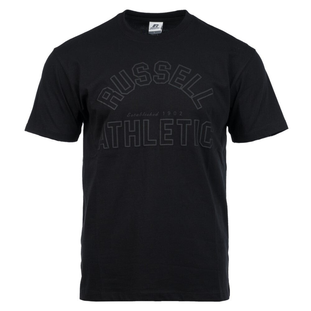 RUSSELL ATHLETIC Ανδρικό T-Shirt Βαμβάκι Μαύρο Regular Fit A26-012-1-099 BLACK 1822058