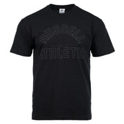 RUSSELL ATHLETIC Ανδρικό T-Shirt Βαμβάκι Μαύρο Regular Fit A26-012-1-099 BLACK 1822058
