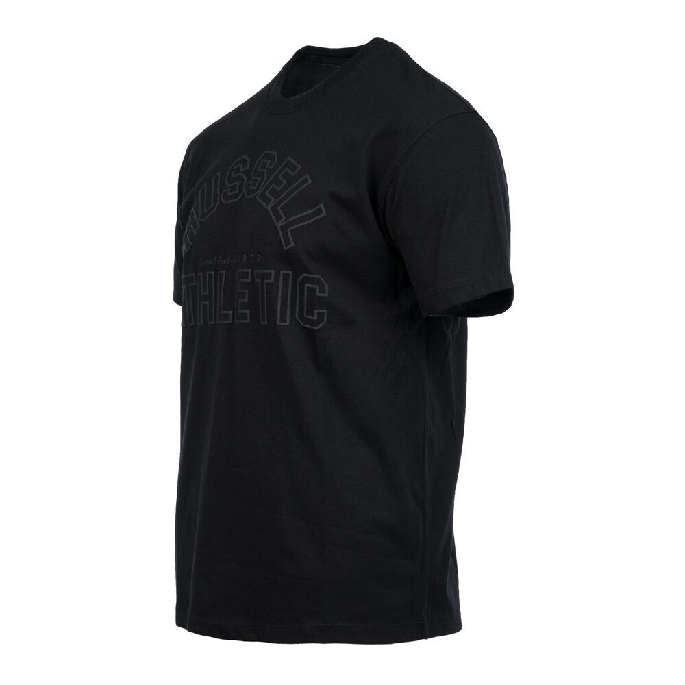 RUSSELL ATHLETIC Ανδρικό T-Shirt Βαμβάκι Μαύρο Regular Fit A26-012-1-099 BLACK 1822058