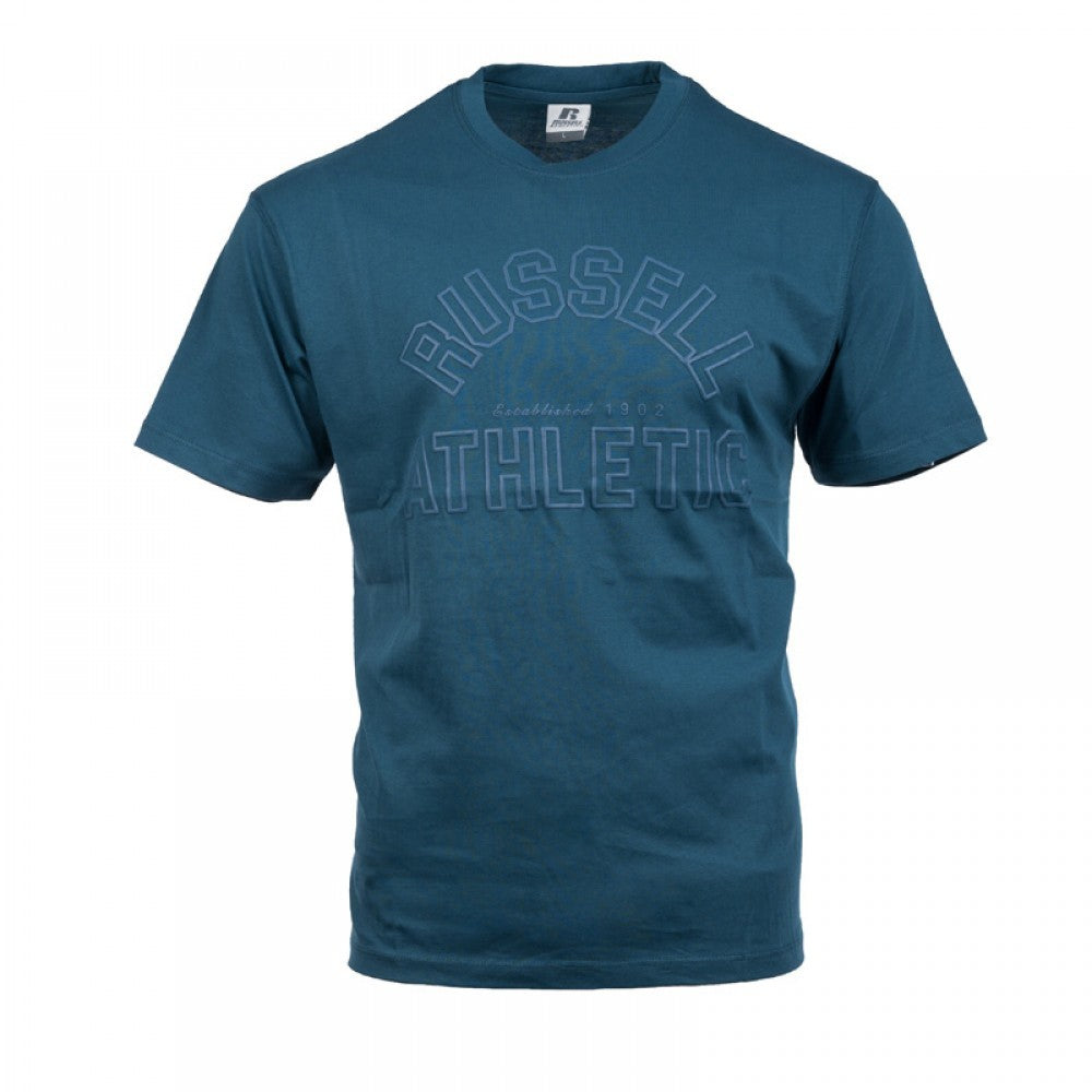 RUSSELL ATHLETIC Ανδρικό T-Shirt Βαμβάκι Πετρόλ Regular Fit A26-012-1-109 LEGION BLUE 1822058