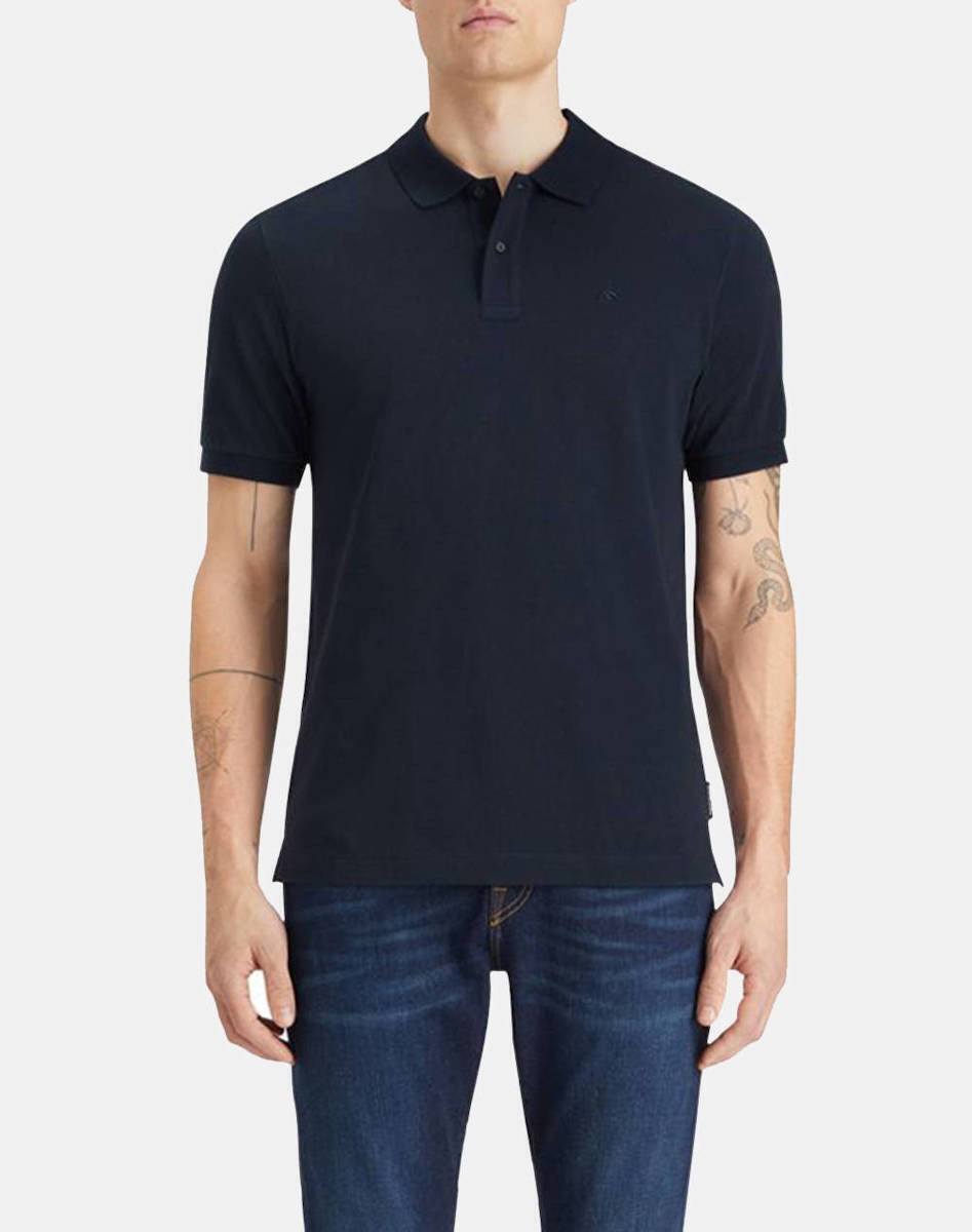 SCOTCH & SODA Ανδρικό T-shirt Polo Βαμβάκι Μπλέ Regular Fit 179201-SC401.0002 1814453