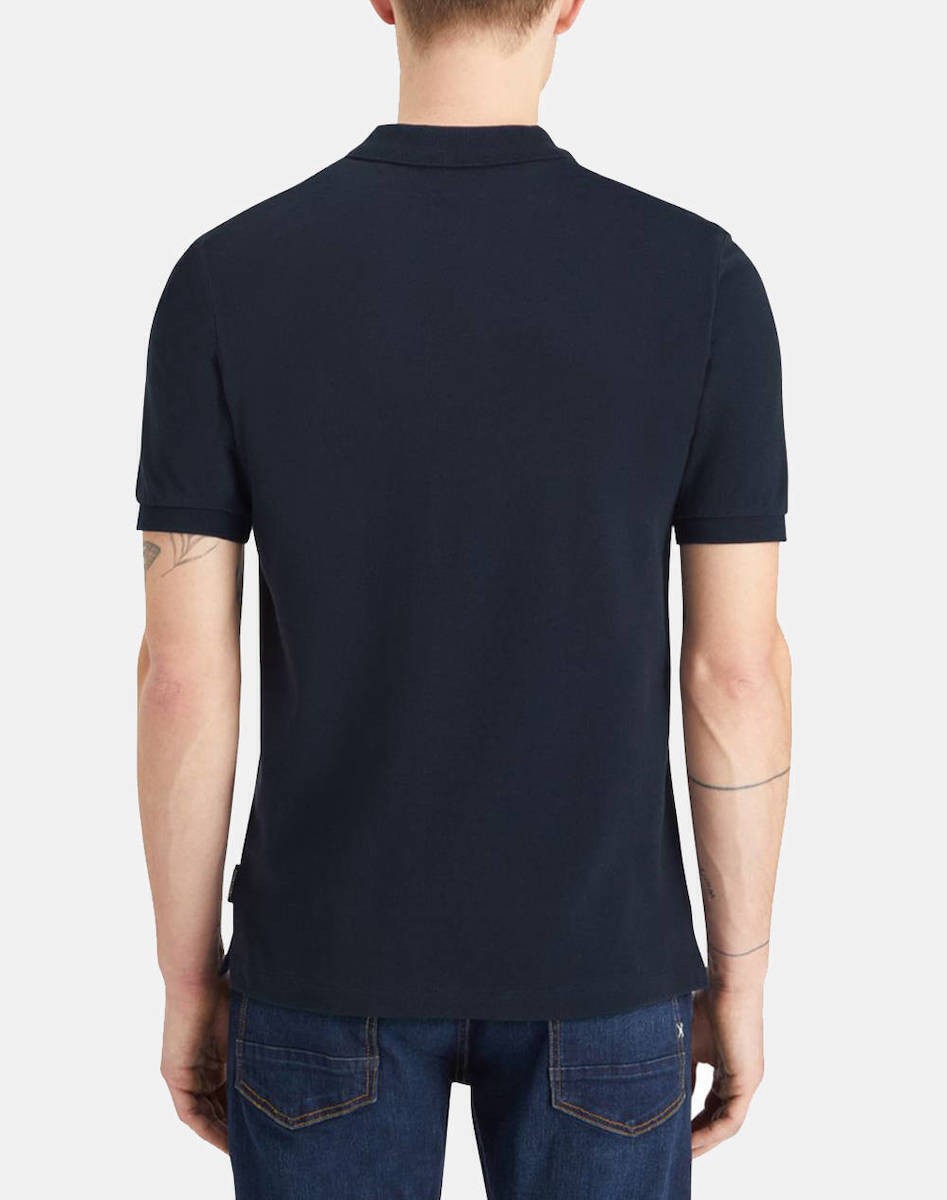 SCOTCH & SODA Ανδρικό T-shirt Polo Βαμβάκι Μπλέ Regular Fit 179201-SC401.0002 1814453