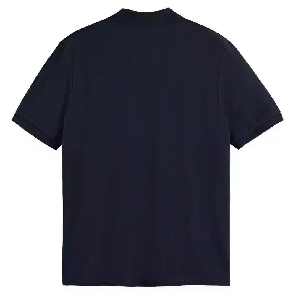SCOTCH & SODA Ανδρικό T-shirt Polo Βαμβάκι Μπλέ Regular Fit 179201-SC401.0002 1814453