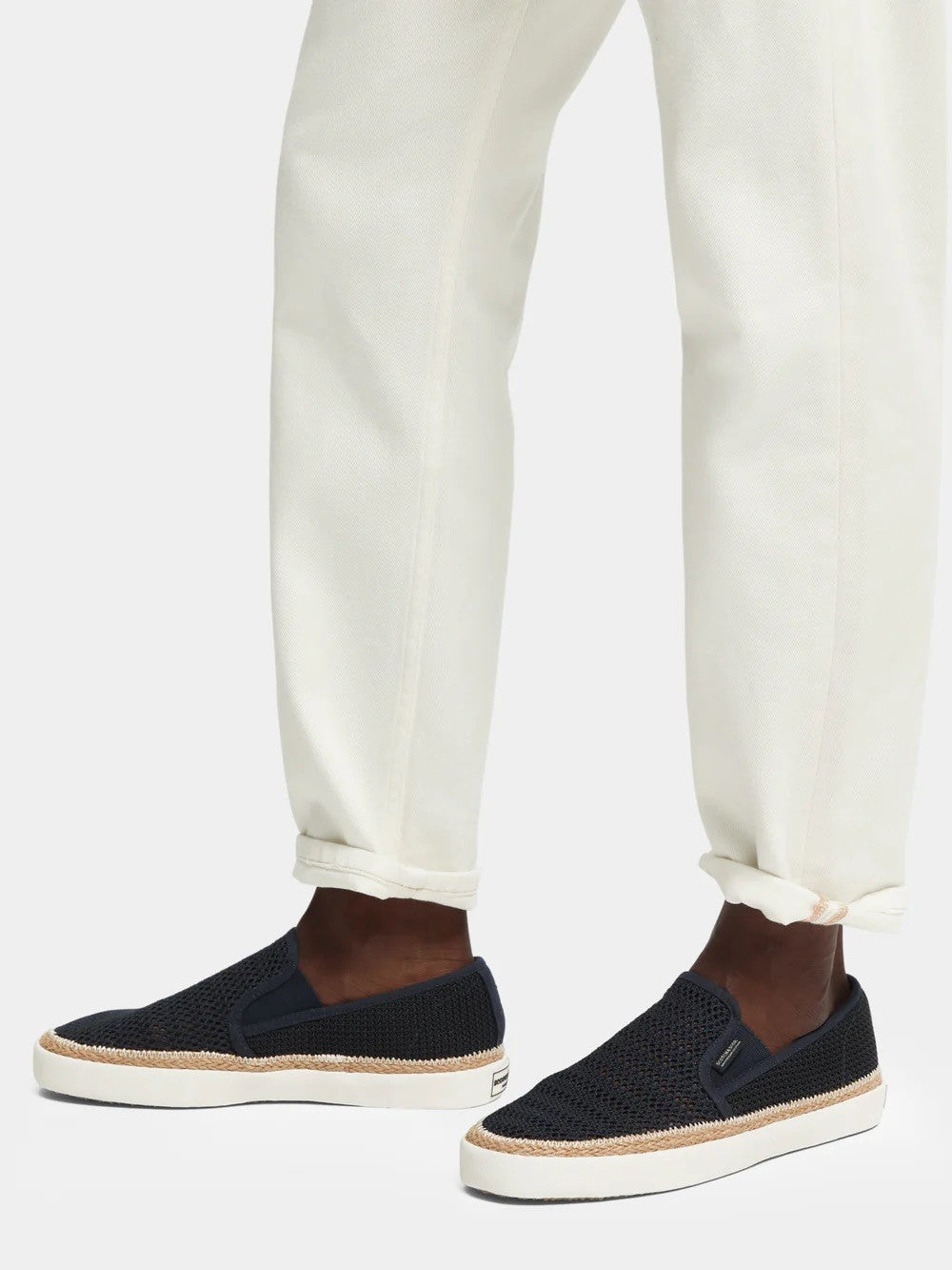 SCOTCH & SODA Ανδρικα Παπούτσια Slip On Ύφασμα Μπλέ 24839912-SCFS69 1814458