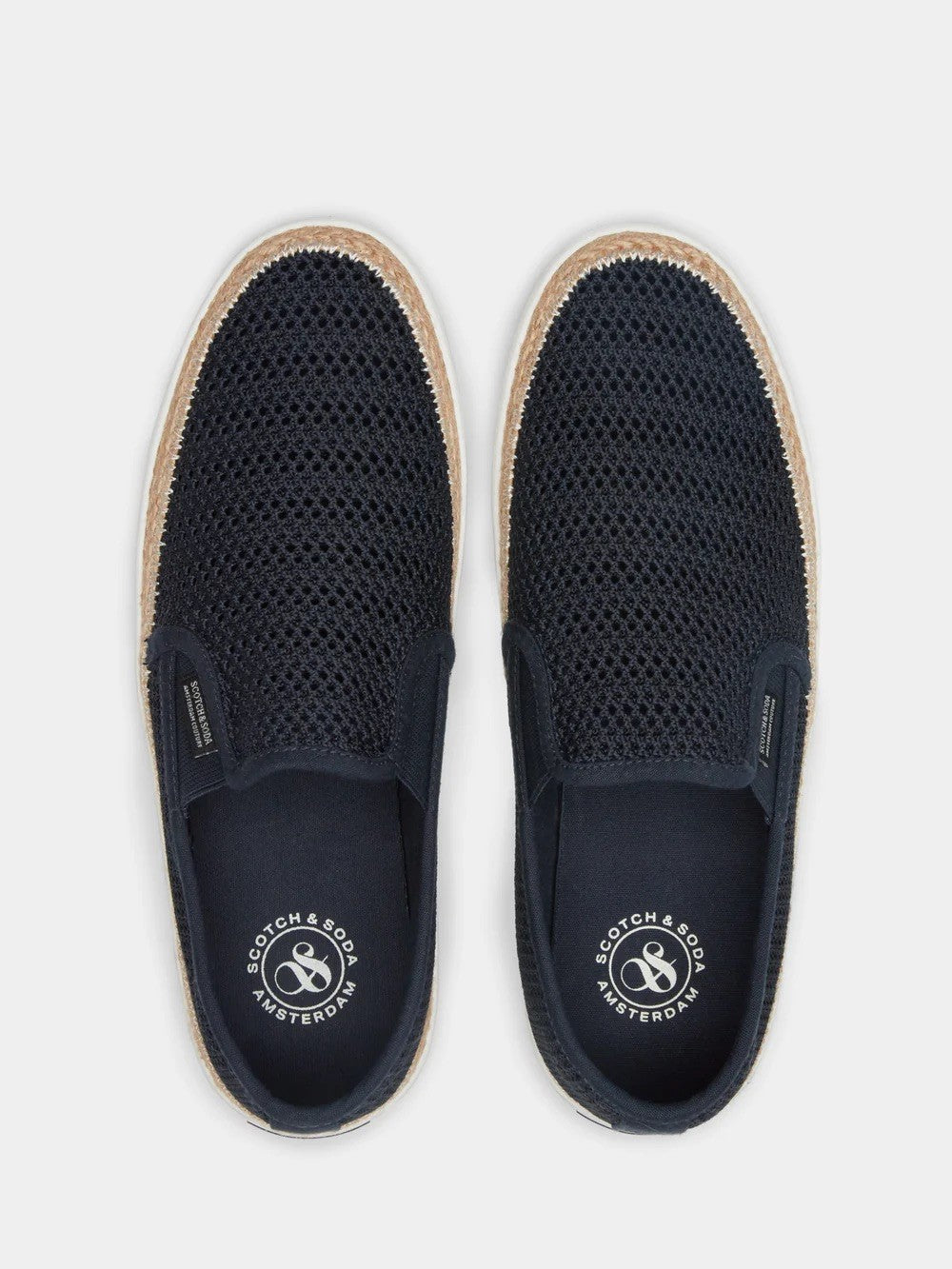 SCOTCH & SODA Ανδρικα Παπούτσια Slip On Ύφασμα Μπλέ 24839912-SCFS69 1814458