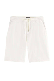 SCOTCH & SODA Ανδρική Βερμούδα Βαμβάκι/Λινό Λευκή Regular Fit 180322-SC100.0001 1814469