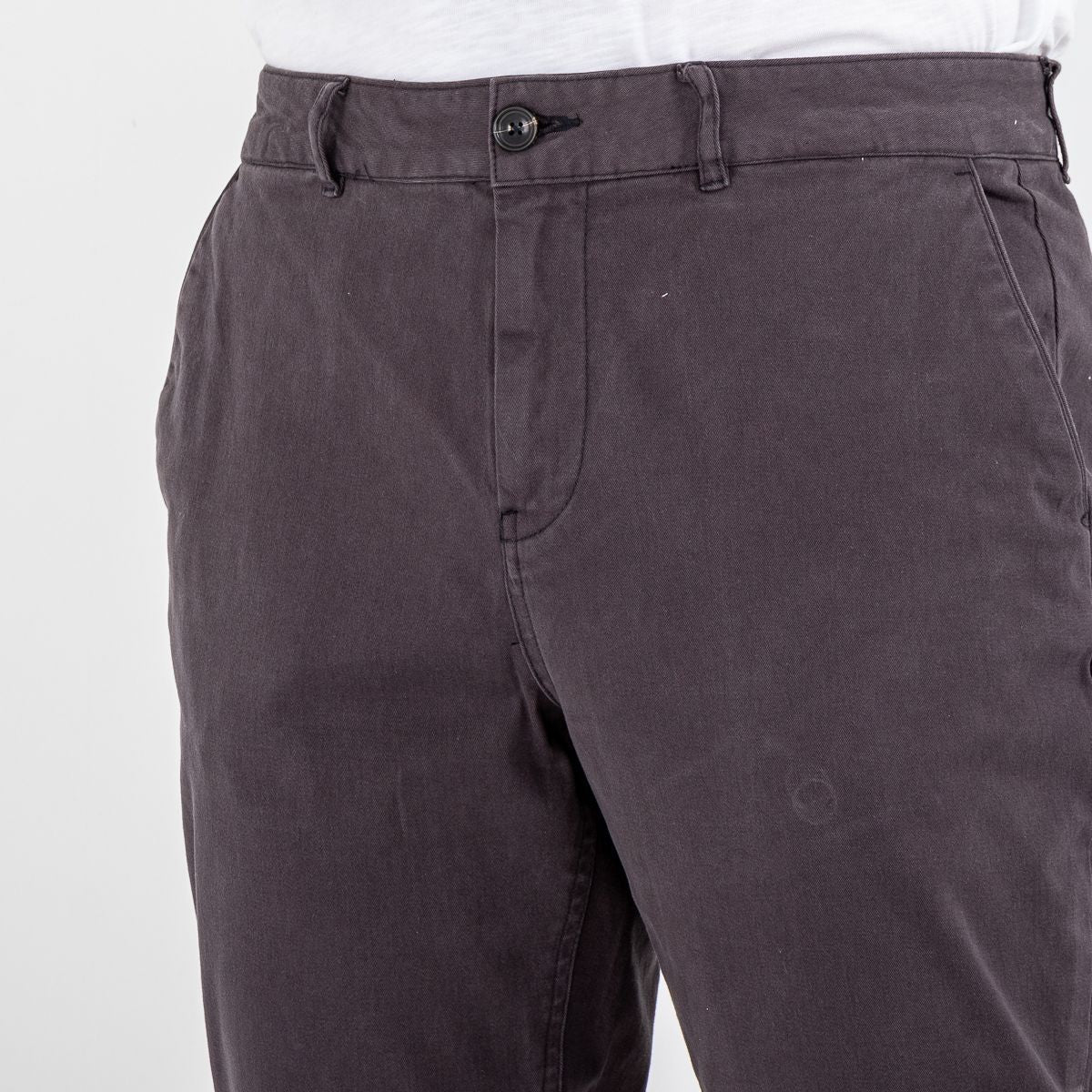 SCOTCH & SODA Ανδρικό Παντελόνι Chino Βαμβάκι/Ελαστάνη Γκρί 176985-MOONDUST 1785303