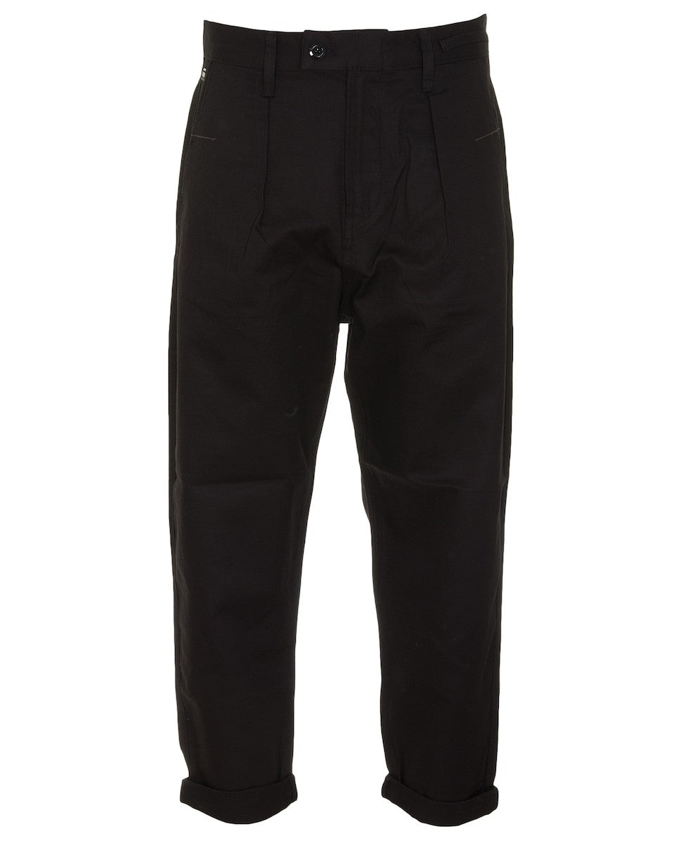 G-STAR RAW Ανδρικό Παντελόνι Chino Βαμβάκι Μαύρο Relaxed Fit D20147-C962-6484-dk black 1763009