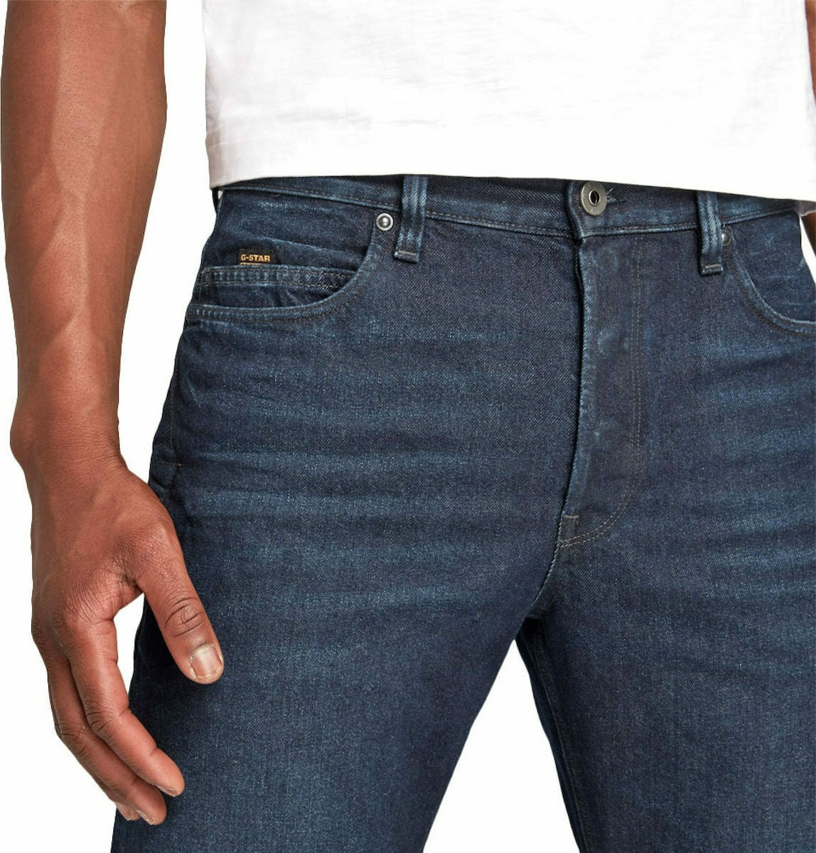 G-STAR RAW Ανδρικό Παντελόνι Τζίν Βαμβάκι Μπλέ Straight Fit D20005-9920-C602-30-worn in deep marine 1763546