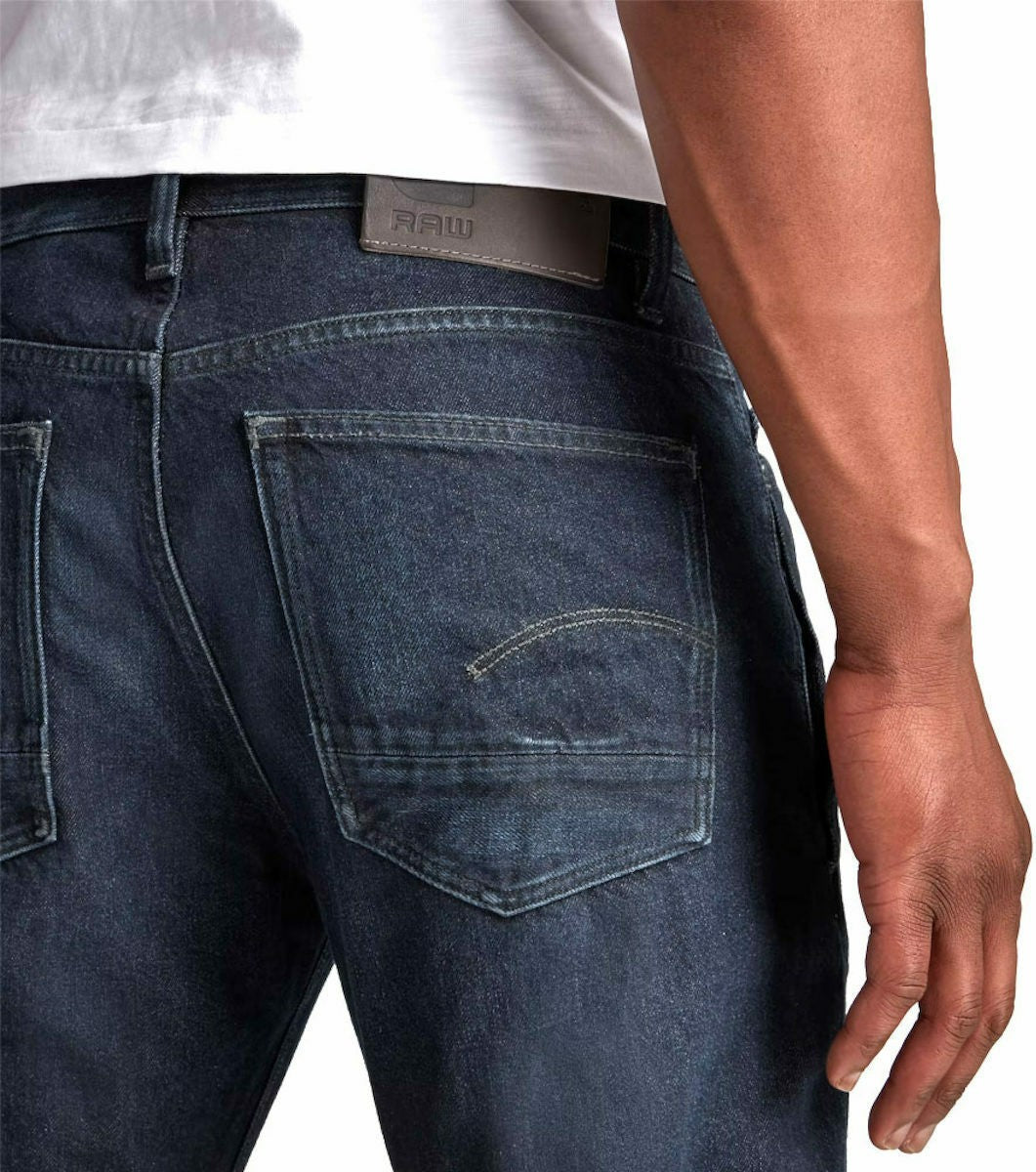 G-STAR RAW Ανδρικό Παντελόνι Τζίν Βαμβάκι Μπλέ Straight Fit D20005-9920-C602-30-worn in deep marine 1763546