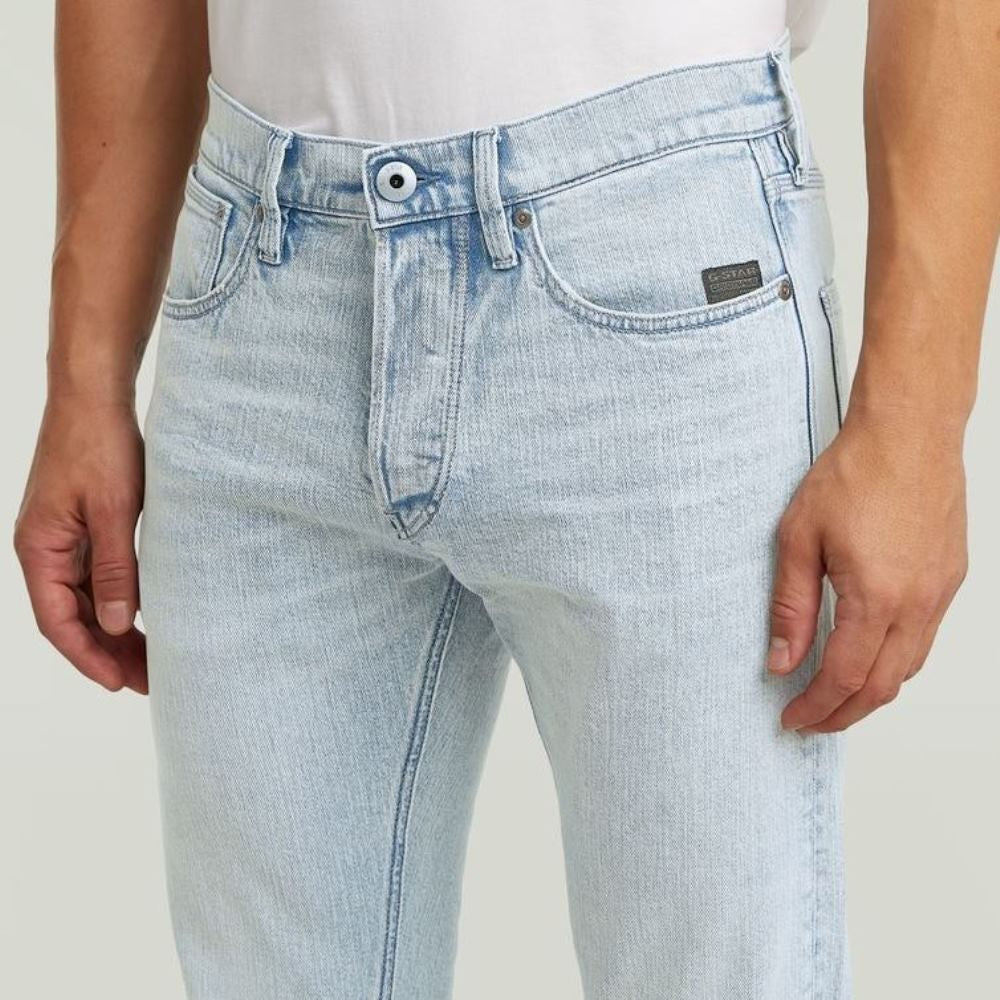 G-STAR RAW Ανδρικό Παντελόνι Τζιν Βαμβάκι/Ελαστάνη Μπλέ Tapered Fit D28534-E205-H918-32-H918-sun faded blue galena 1825024