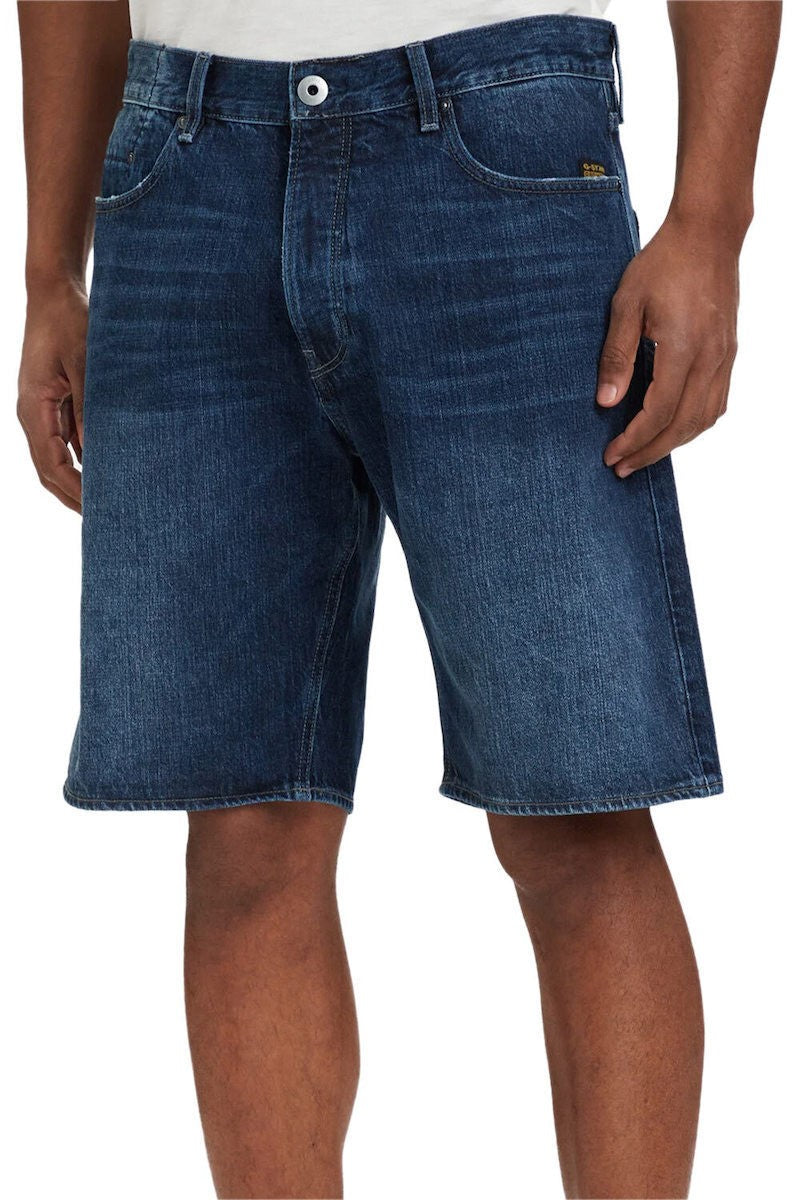 G-STAR RAW Ανδρική Βερμούδα Βαμβάκι/Ελαστάνη Μπλέ Relaxed Fit D24411-E352-H950-H950-worn in blue galena