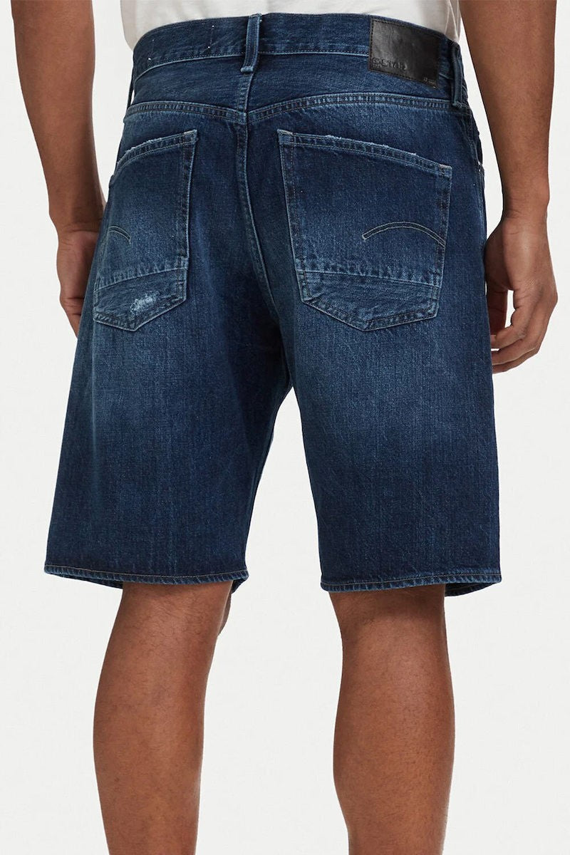 G-STAR RAW Ανδρική Βερμούδα Βαμβάκι/Ελαστάνη Μπλέ Relaxed Fit D24411-E352-H950-H950-worn in blue galena