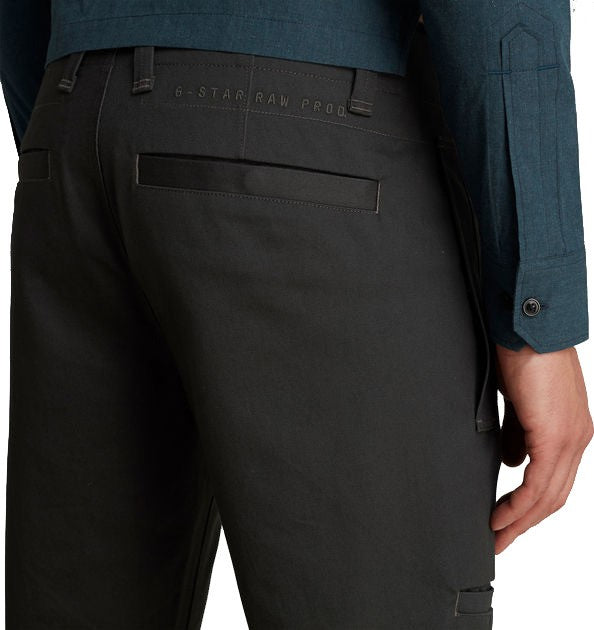 G-STAR RAW Ανδρικό Παντελόνι Chino Βαμβάκι Μαύρο Straight Fit D20551-C900-5812-cloack 1763635