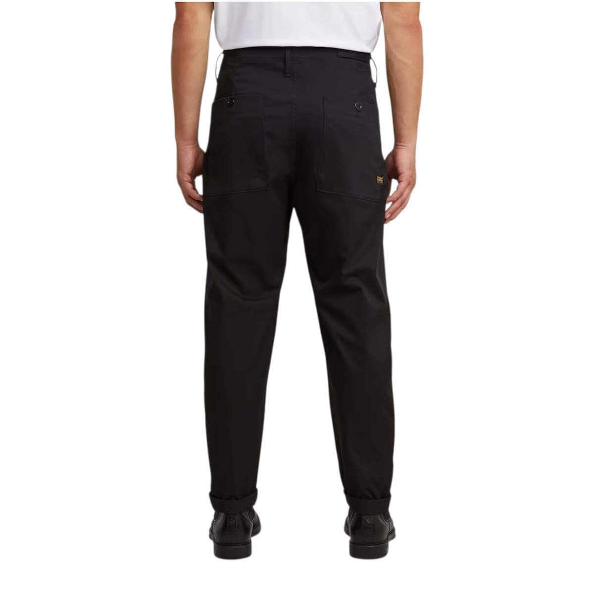 G-STAR RAW Ανδρικό Παντελόνι Chino Βαμβάκι/Ελαστάνη Μαύρο Relaxed Fit D24543-E062-6484/dk black 1825023