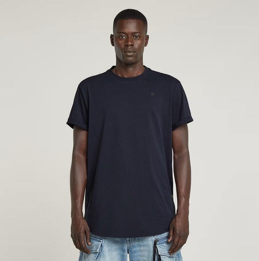 G-STAR RAW Ανδρικό T-shirt Βαμβάκι Μπλέ Relaxed Fit D16396-B353-C742-salute 1822042
