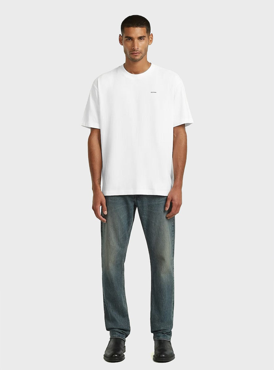 G-STAR RAW Ανδρικό T-shirt Βαμβάκι Λευκό Relaxed Fit D28588-D593-110-white 1822023