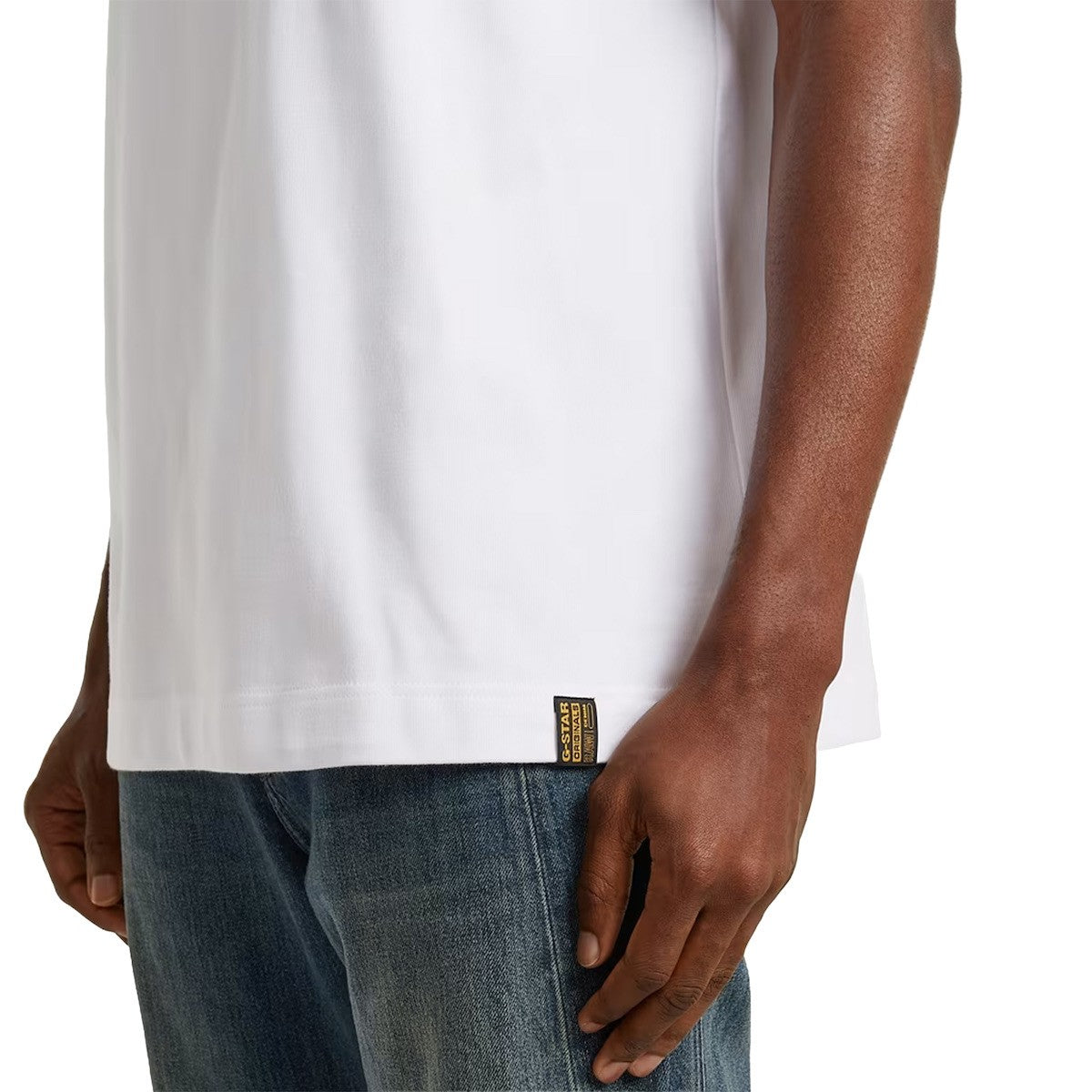 G-STAR RAW Ανδρικό T-shirt Βαμβάκι Λευκό Relaxed Fit D29291-D709-110/white 1825027